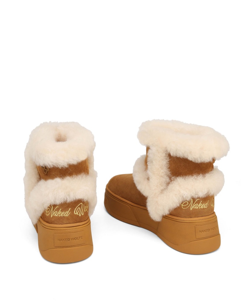 Cizme Barbati Naked Wolfe K-01 Shearling Maro | HIQ3221EP