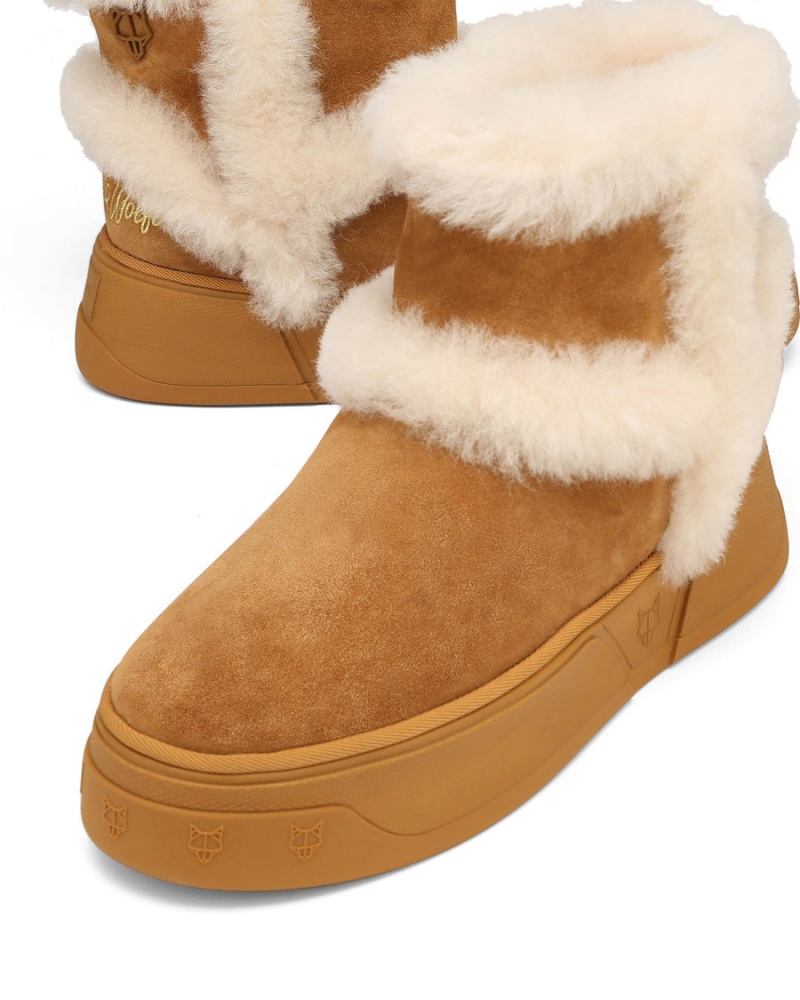 Cizme Barbati Naked Wolfe K-01 Shearling Maro | HIQ3221EP